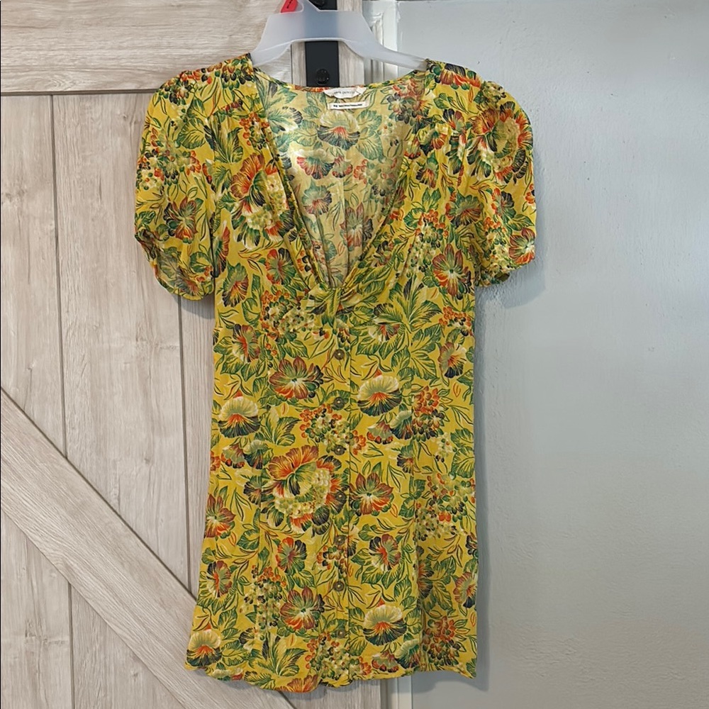 Urban Outfitters Floral V-Neck Dress